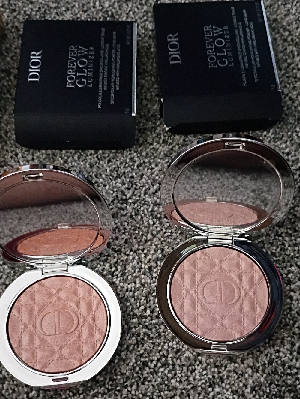 Dior Forever Glow Highlighter - Soft Pink Shimmer Duo